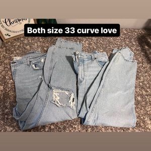 Abercrombie straight leg jeans